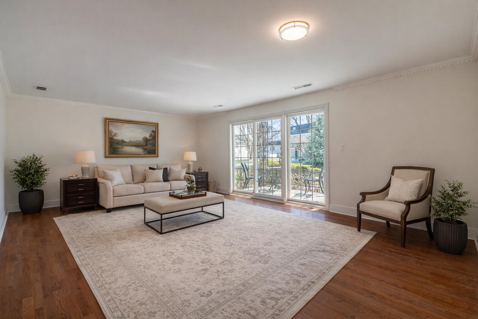 2255 Bordeaux, Unit B1 Highland, IN 46322 - Photo 17 of 49 a living room with furniture and a large window