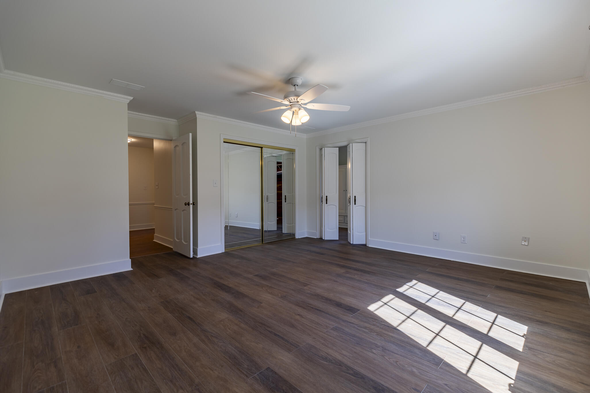 2255 Bordeaux, Unit B1 Highland, IN 46322 - Photo 36 of 49 a view of empty room with wooden floor and fan
