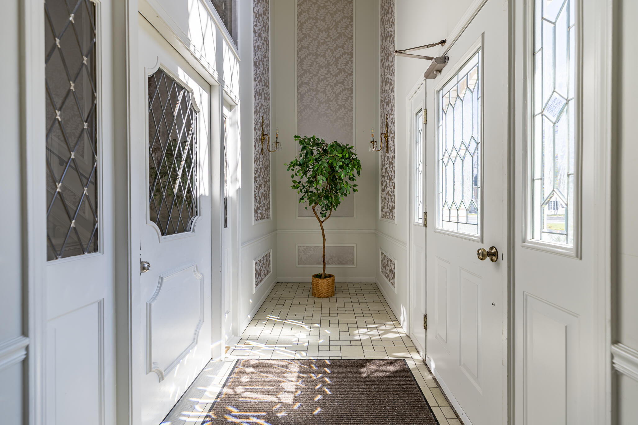 2255 Bordeaux, Unit B1 Highland, IN 46322 - Photo 7 of 49 a view of a hallway with wooden floor and stairs