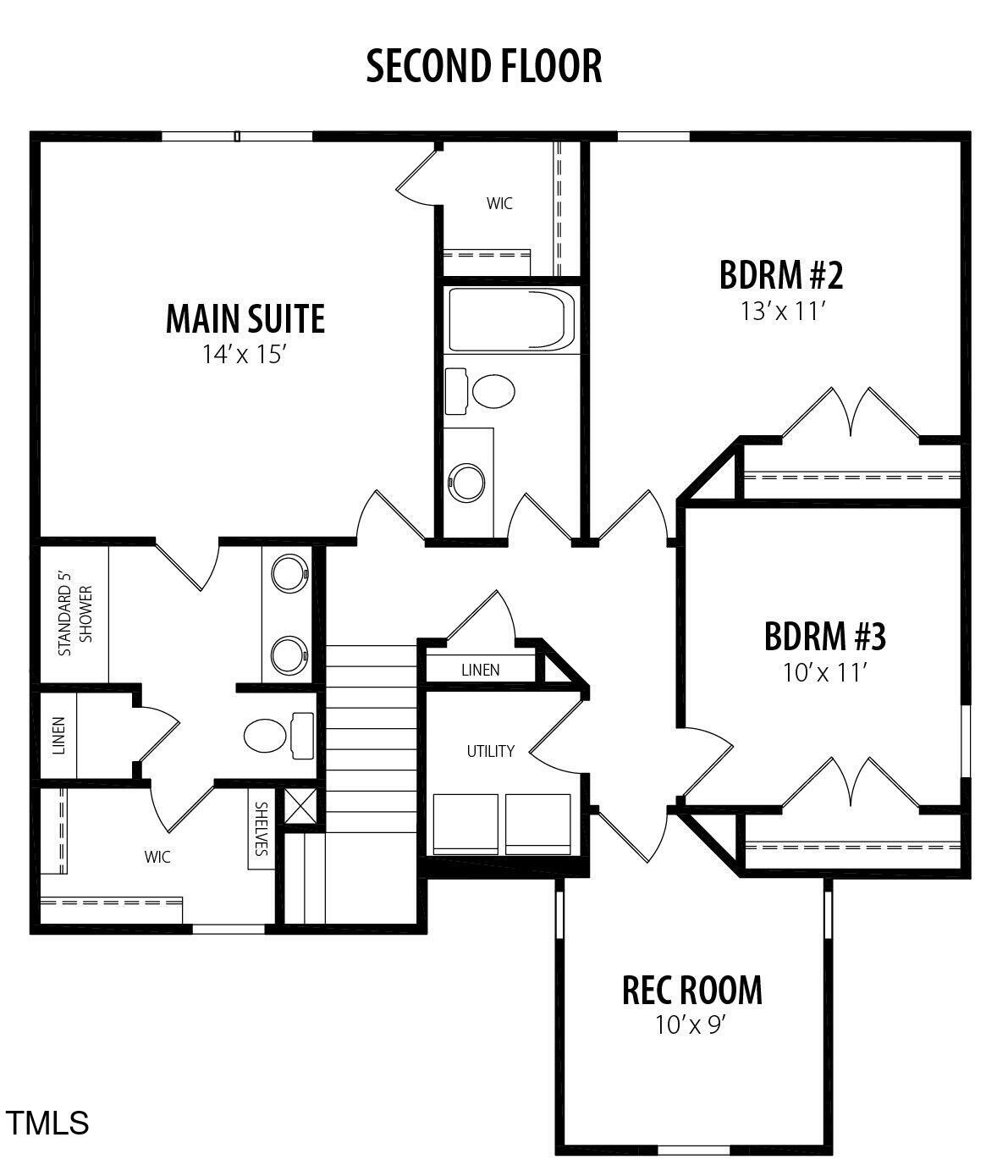 409 Springtooth Drive Zebulon, NC 27597 - Photo 8 of 8 a black and white photo of a black and white photo
