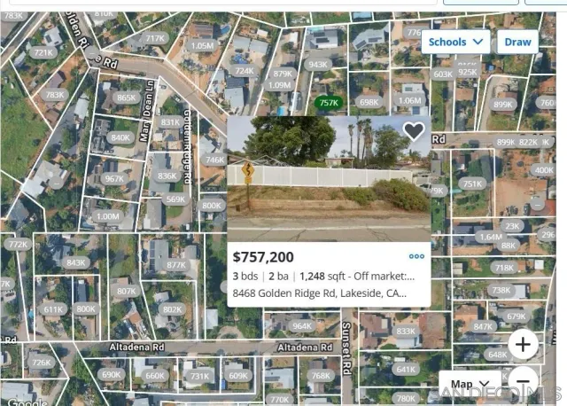 $695,000 | 8468 Golden Ridge Road, Lakeside, CA 92040