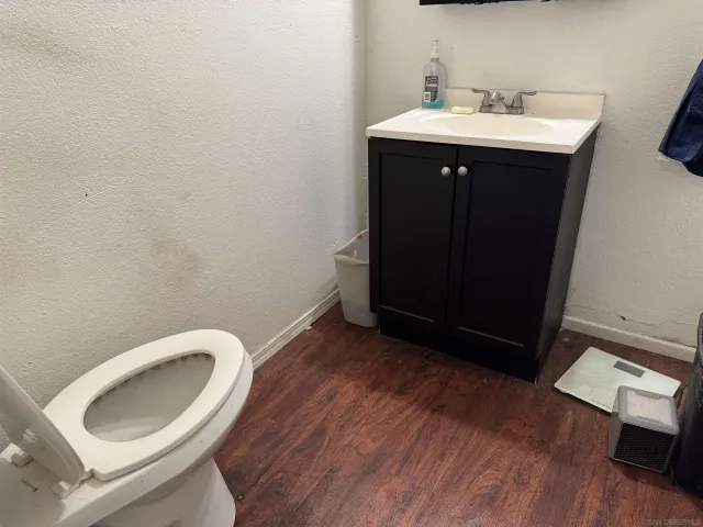 a view of a black gate