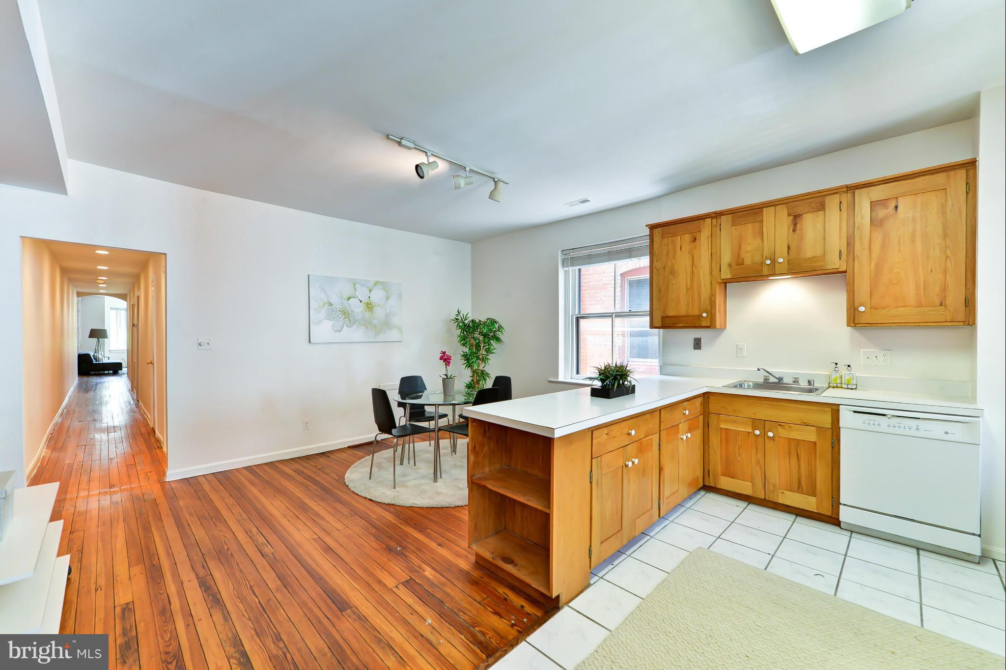 1717 T Street Northwest, Unit 21 Washington, DC 20009 - Photo 14 of 29 Open Kitchen and Dining Room