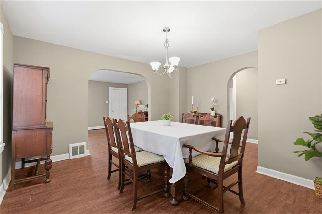 2609 Lah Road Gibsonia, PA 15044 - Photo 12 of 48 a view of a dining room with furniture and wooden floor