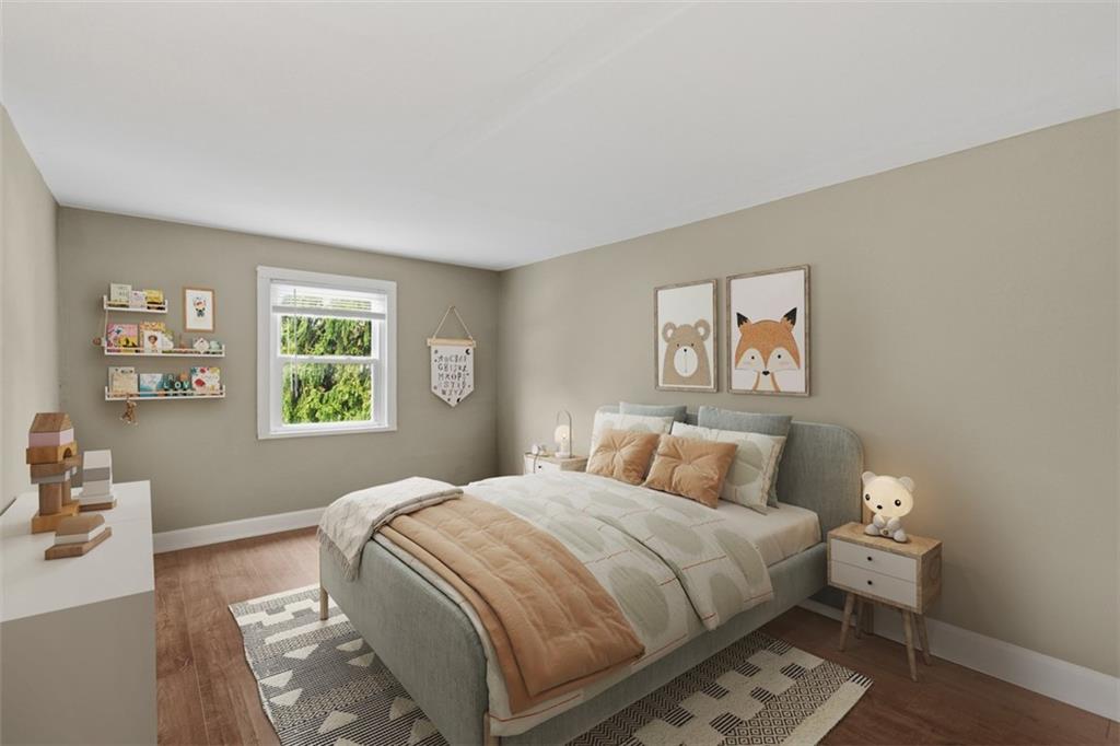 2609 Lah Road Gibsonia, PA 15044 - Photo 33 of 48 a bedroom with a bed and a window