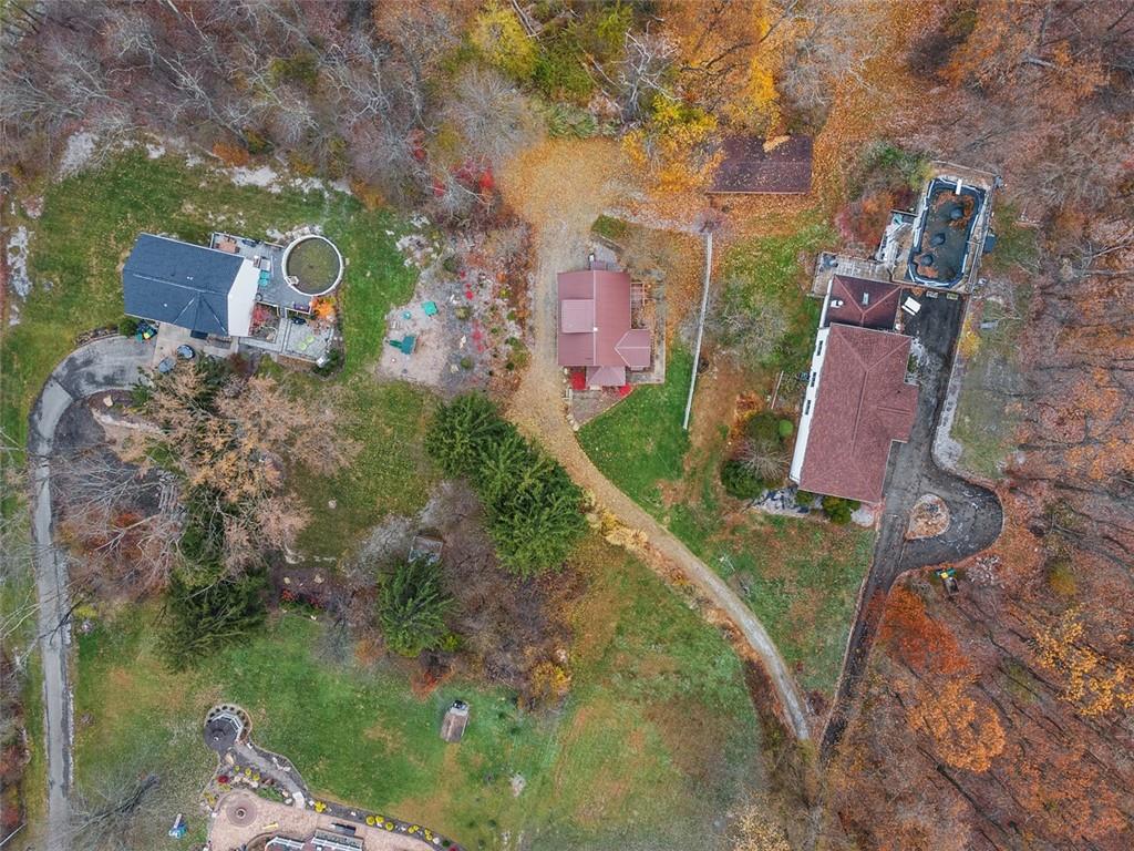2609 Lah Road Gibsonia, PA 15044 - Photo 45 of 48 an aerial view of a house with a yard