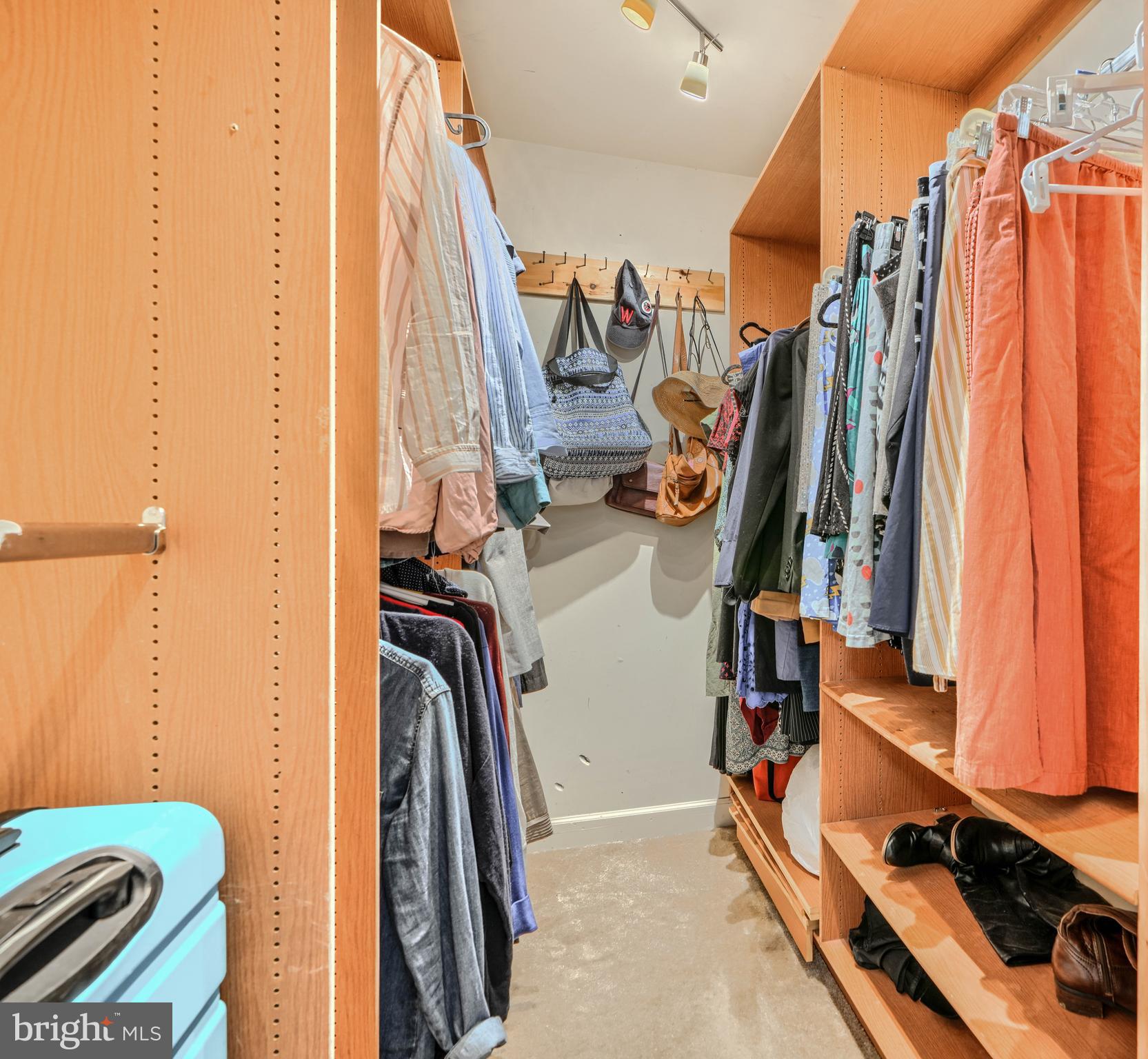 1 Second Tee Court Baltimore, MD 21209 - Photo 20 of 41 a view of walk in closet with clothes and shoes