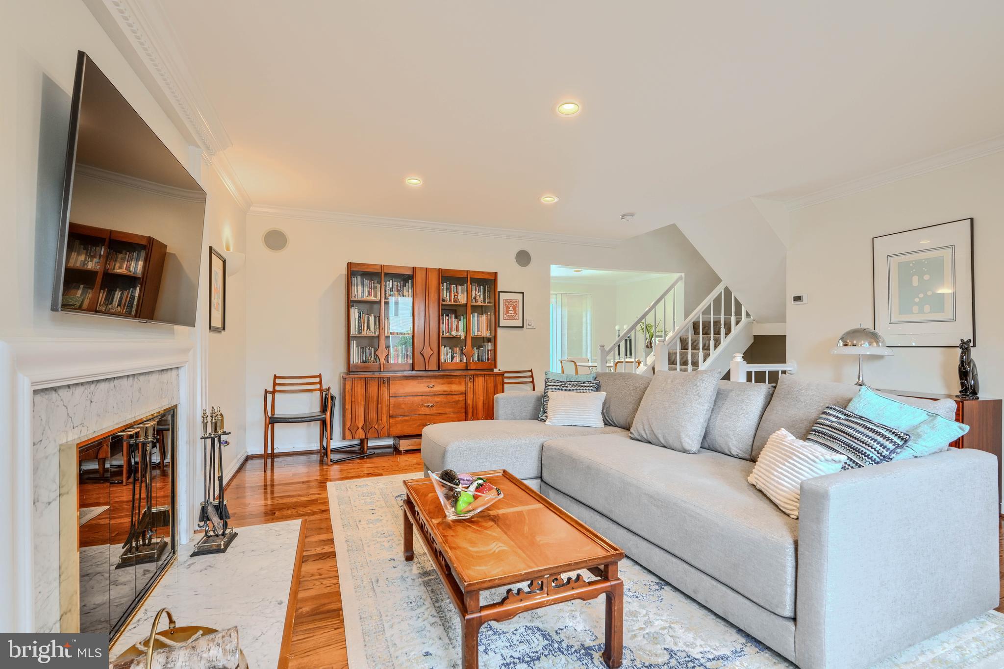 1 Second Tee Court Baltimore, MD 21209 - Photo 5 of 41 a living room with furniture and a fireplace