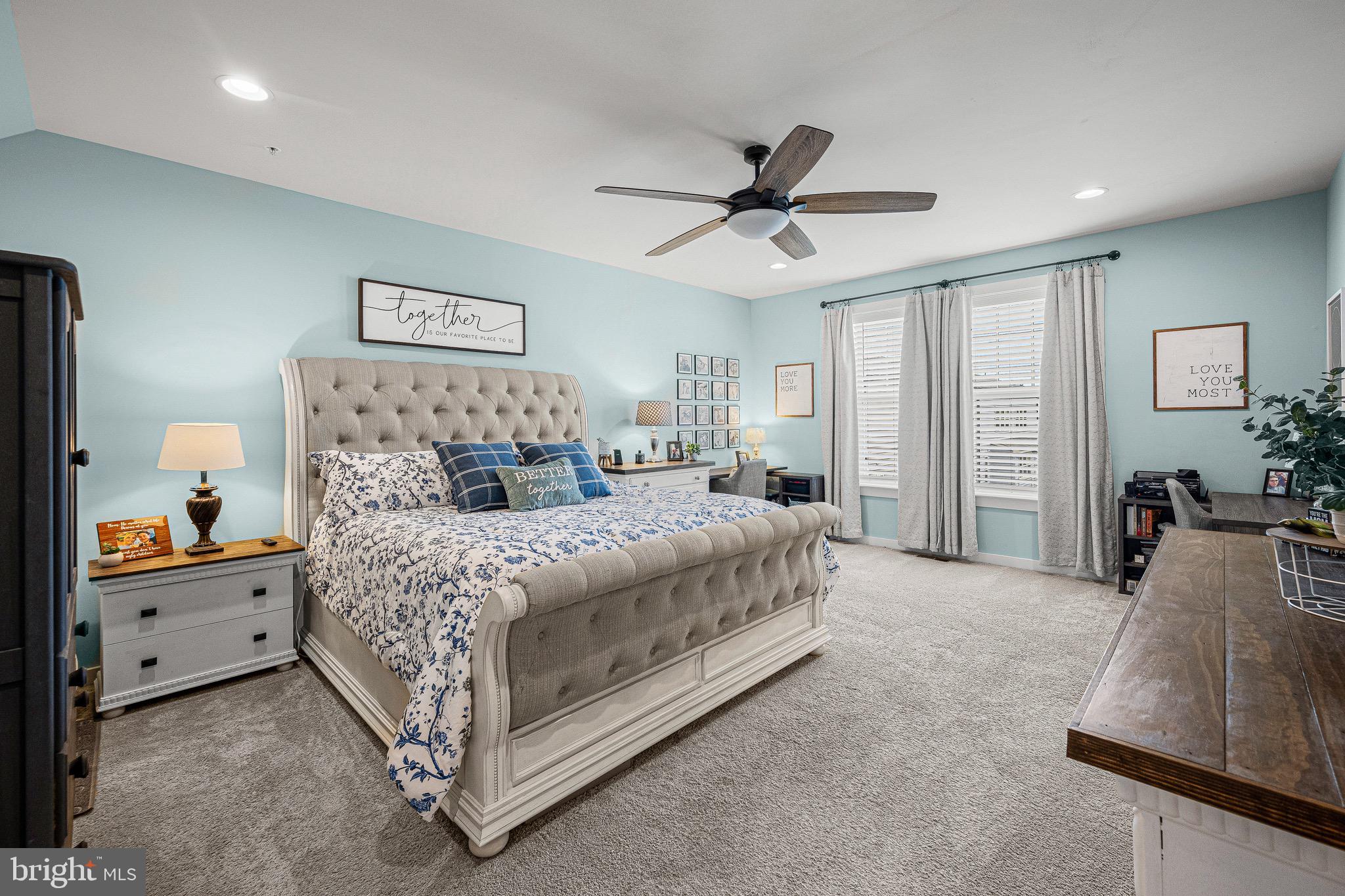 3451 Flatwoods Drive Frederick, MD 21704 - Photo 25 of 43 a bedroom with a bed and a couch