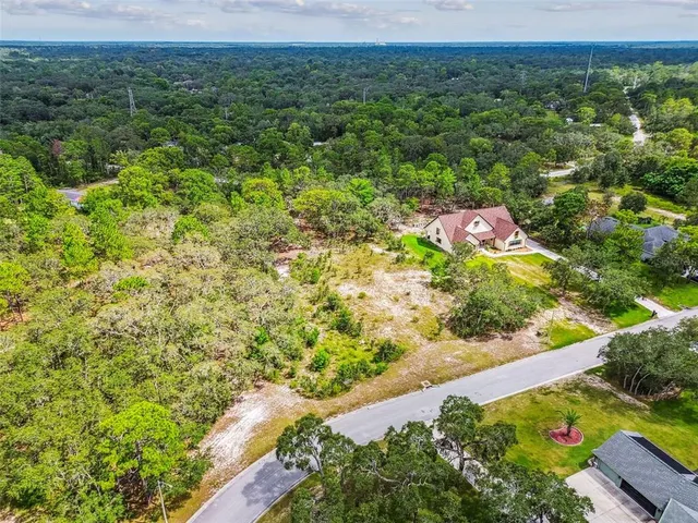 a view of a lush green field