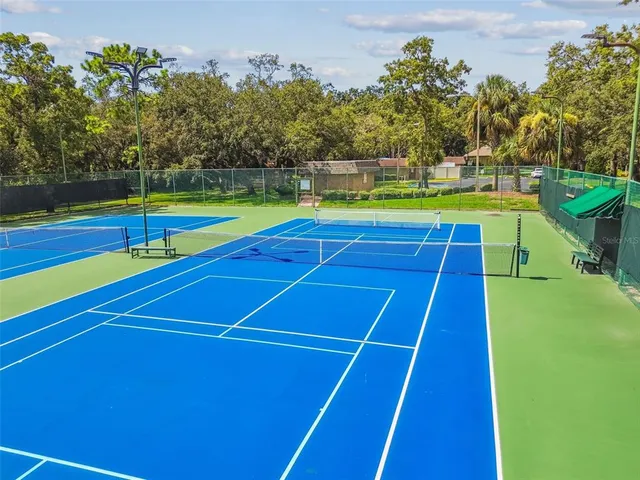 a view of an outdoor space pool patio and yard