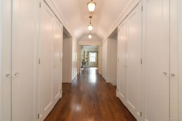 a bedroom with a bed and a fireplace