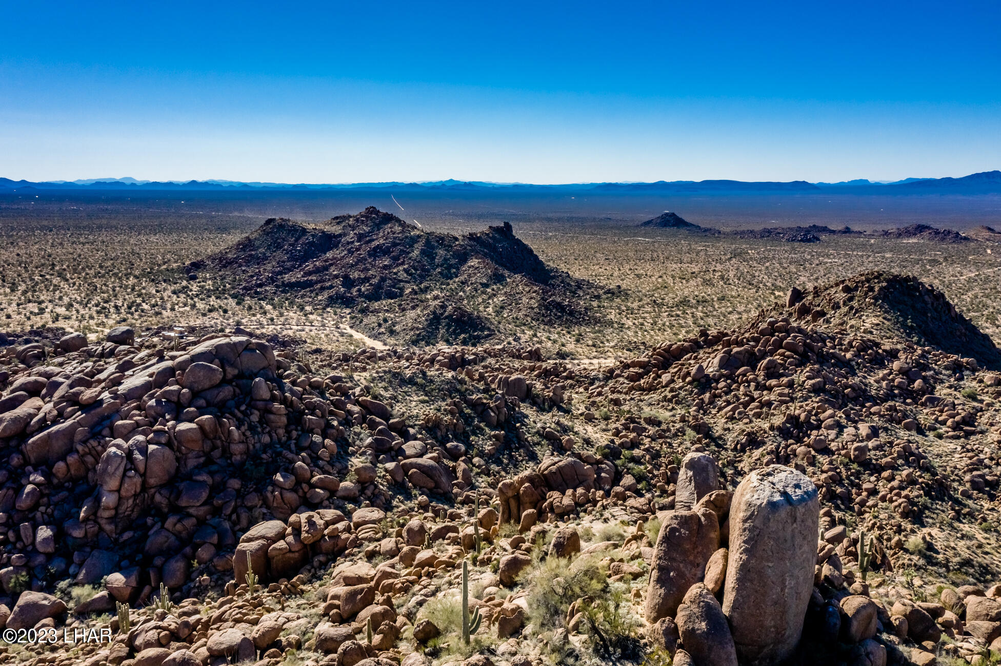 3611 South La Cienega Ranch Road Yucca, AZ 86438 - Photo 3 of 75 Drone photo of property