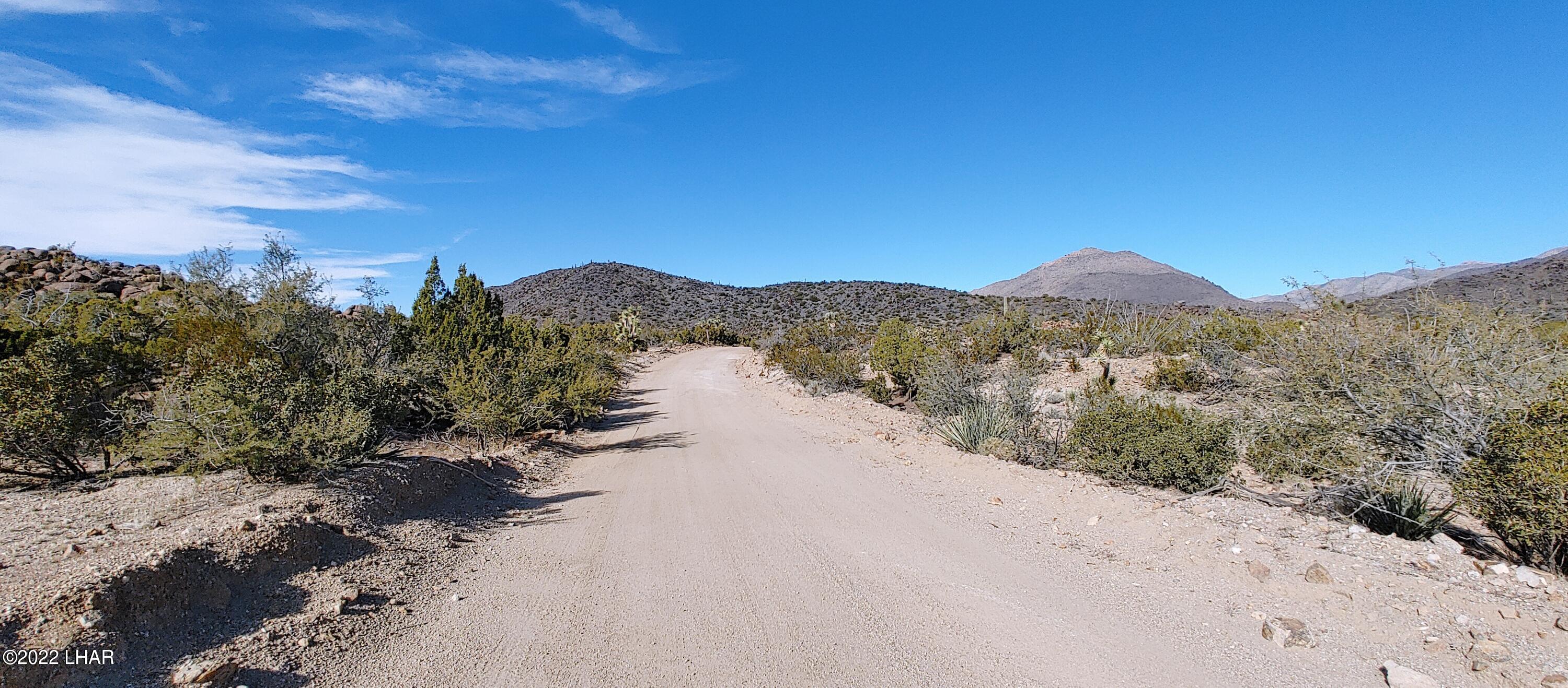 3611 South La Cienega Ranch Road Yucca, AZ 86438 - Photo 38 of 75 View to the north along LCR Rd