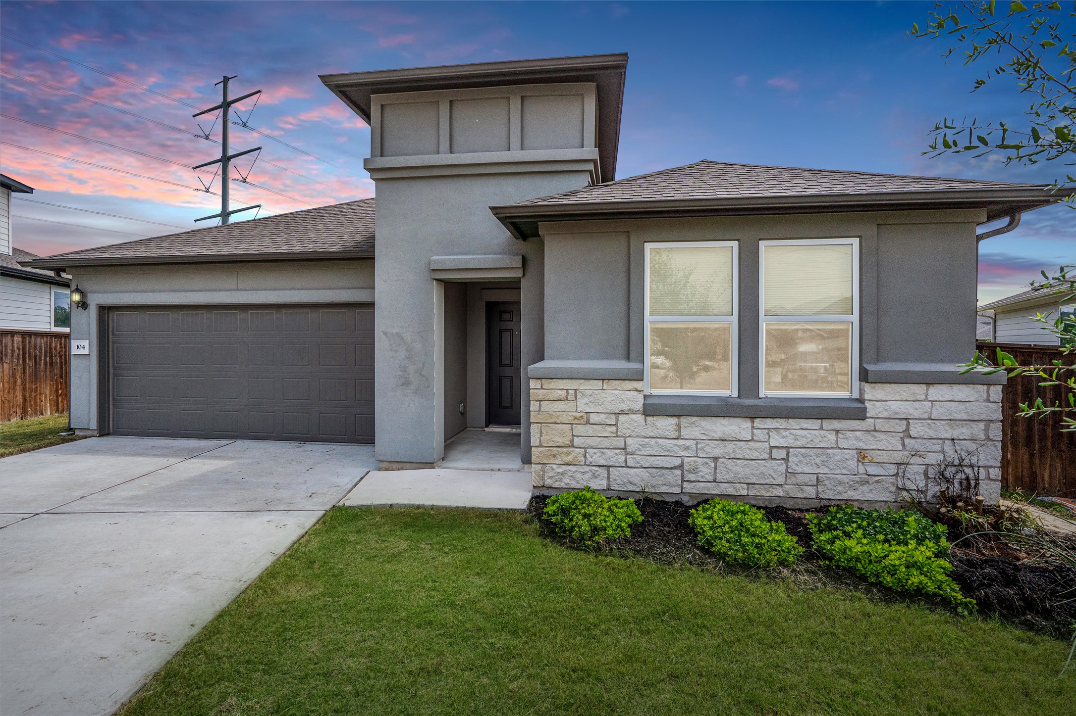 104 Stinchcomb Road Hutto, TX 78634 - Photo 2 of 40 Tucked away at the end of a quiet cul-de-sac in Hutto’s Emory Crossing community.