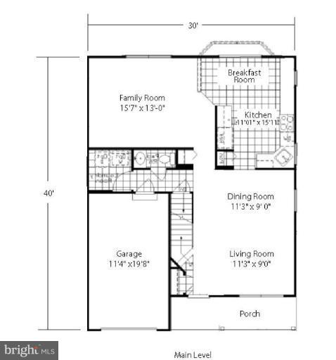 4418 Walnut Road Halethorpe, MD 21227 - Photo 29 of 30 Floor Plan #1