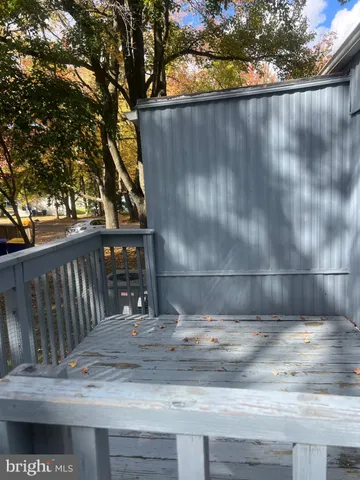 a view of wooden fence