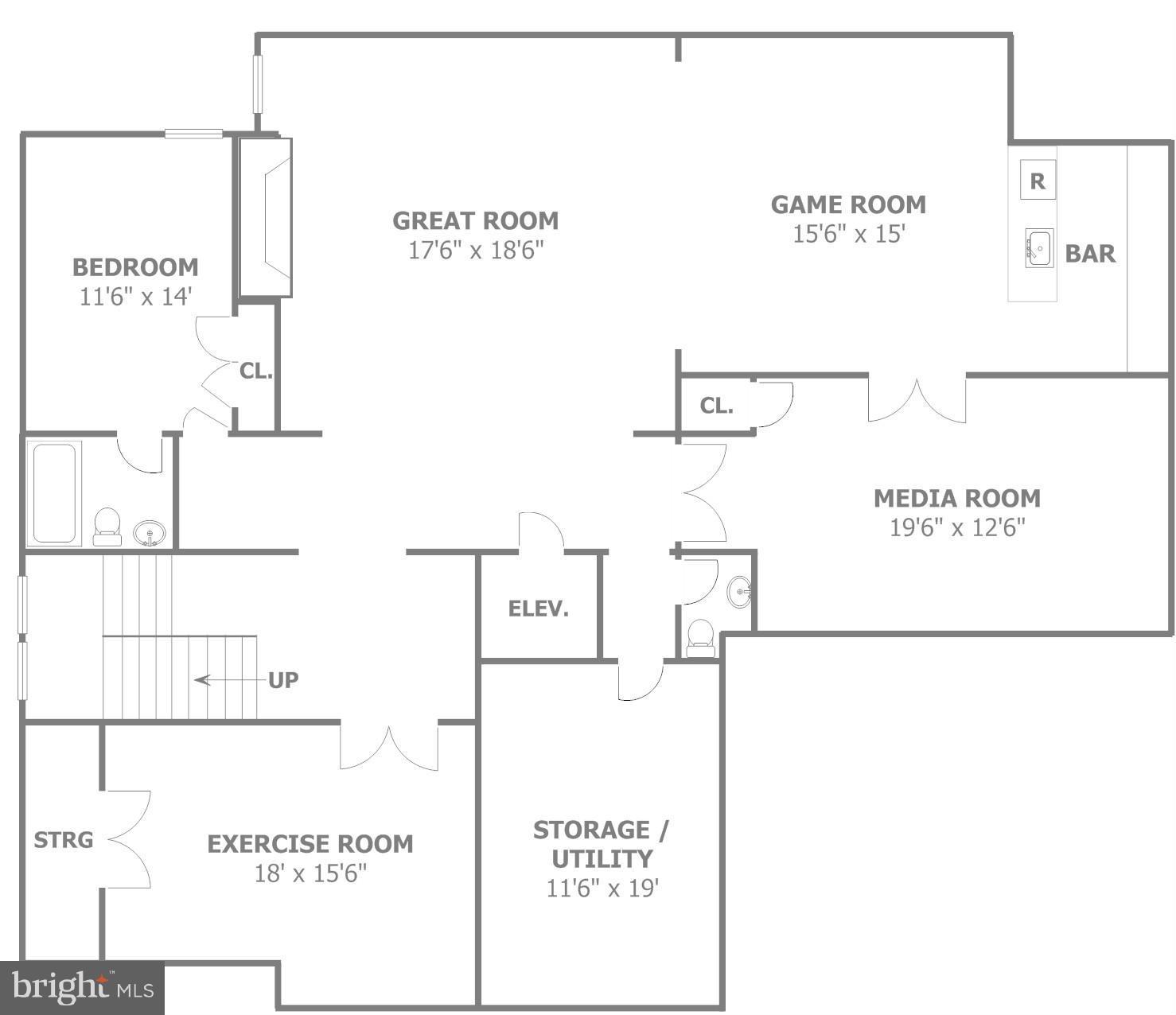 7109 Matthew Mills Road McLean, VA 22101 - Photo 30 of 30 Lower Floor Plan