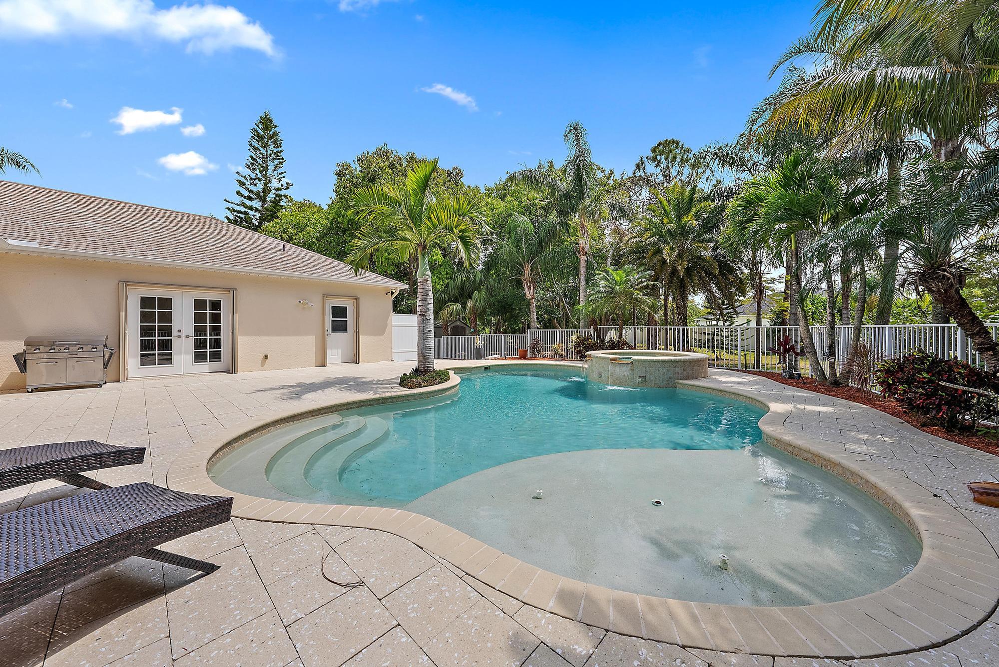 3065 Southeast Wake Road Port St. Lucie, FL 34984 - Photo 26 of 34 Pool view from patio