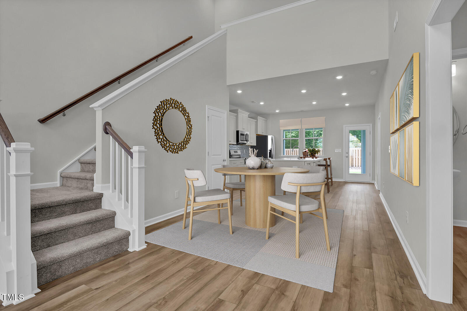 1203 Bell Heather Road, Unit 17 Durham, NC 27703 - Photo 5 of 26 Eat-In - Hyacinth - Virtual Staging