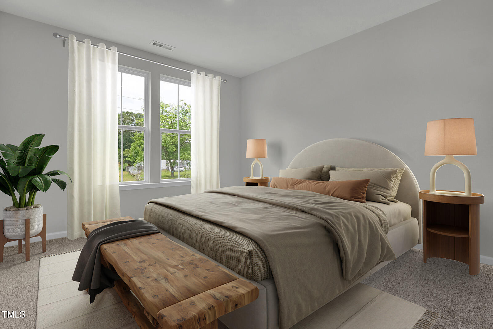 1203 Bell Heather Road, Unit 17 Durham, NC 27703 - Photo 8 of 26 Primary Bedroom - Hyacinth - Virtual Sta