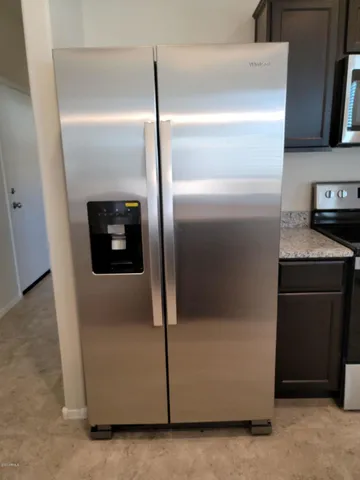 a view of kitchen stove