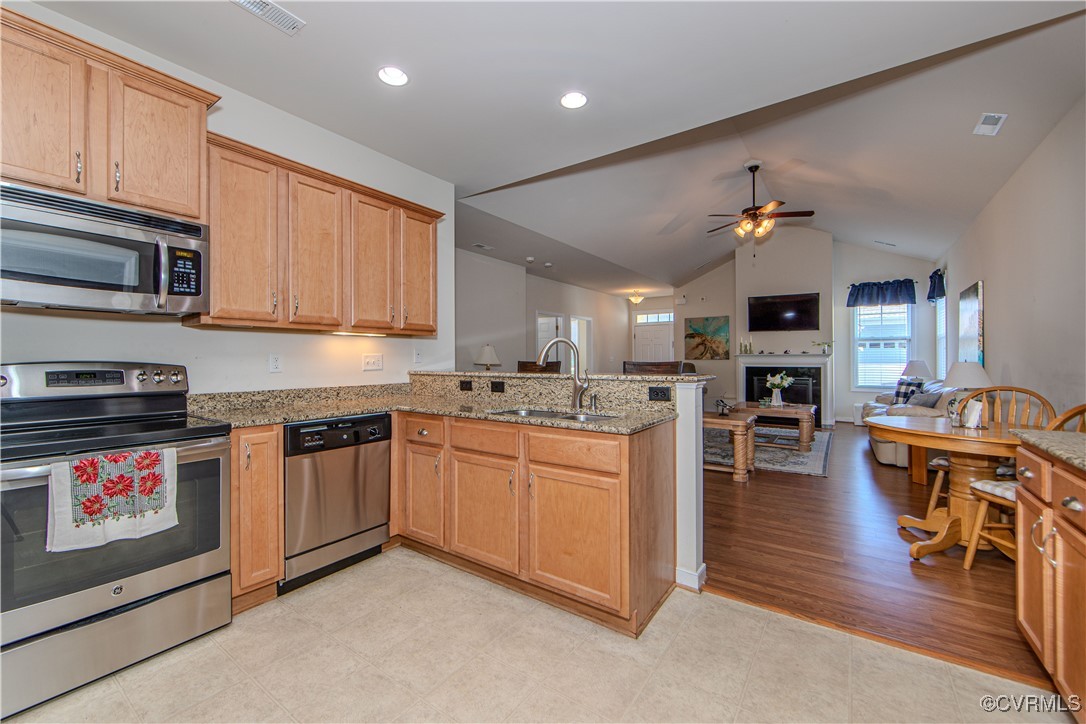 12114 Blossom Point Road Chester, VA 23831 - Photo 6 of 15 Kitchen featuring stainless steel appliances, ligh