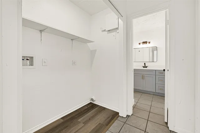 a view of an empty room