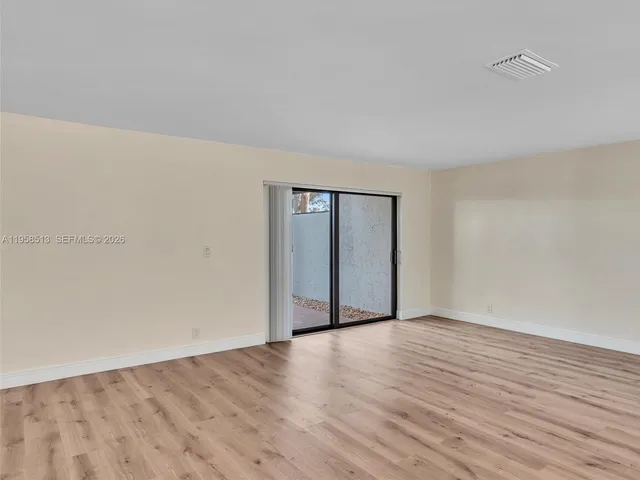 a view of an empty room