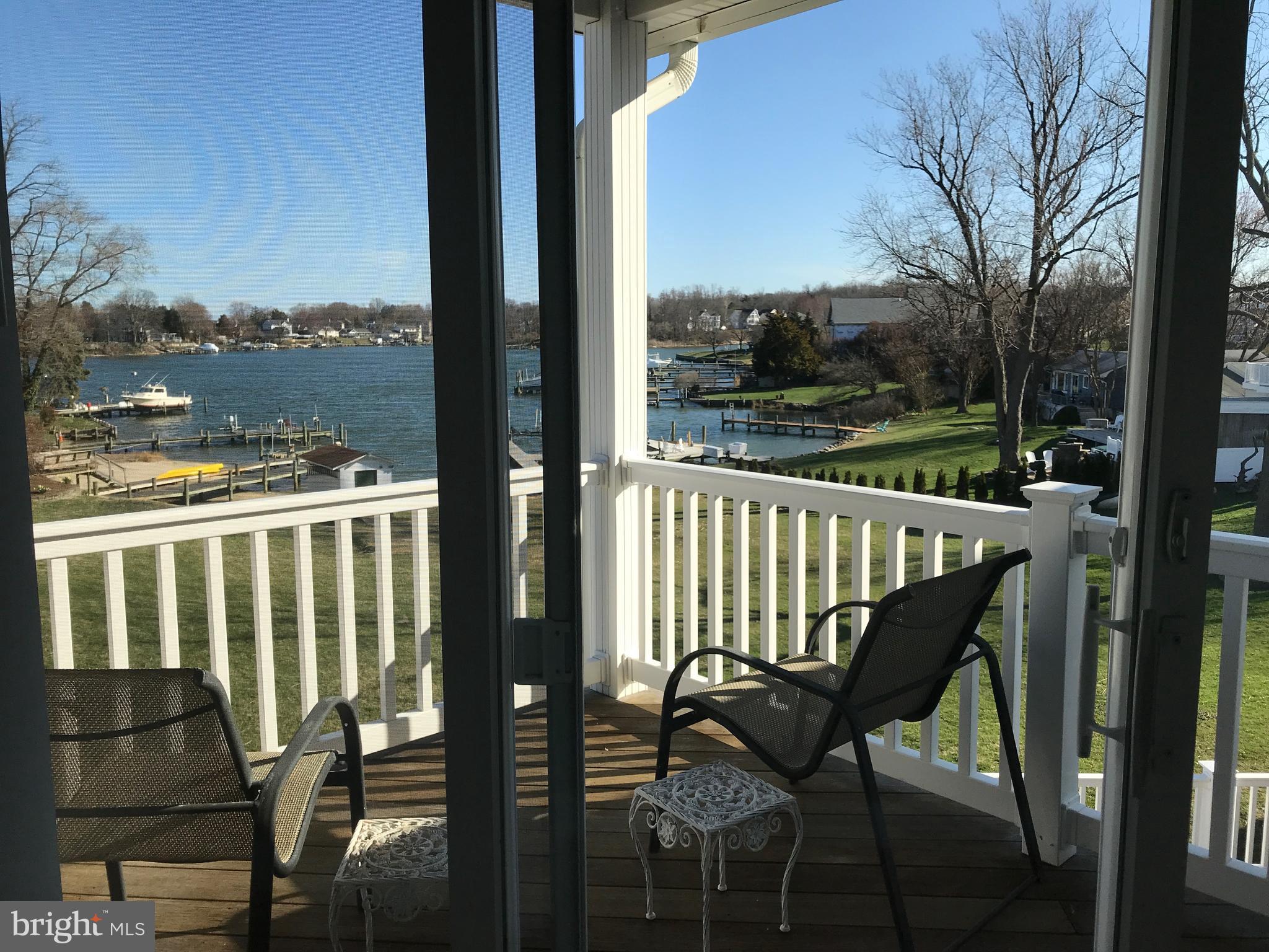 1227 Turkey Point Road Edgewater, MD 21037 - Photo 21 of 30 Master Bedroom Balcony w/Waterview