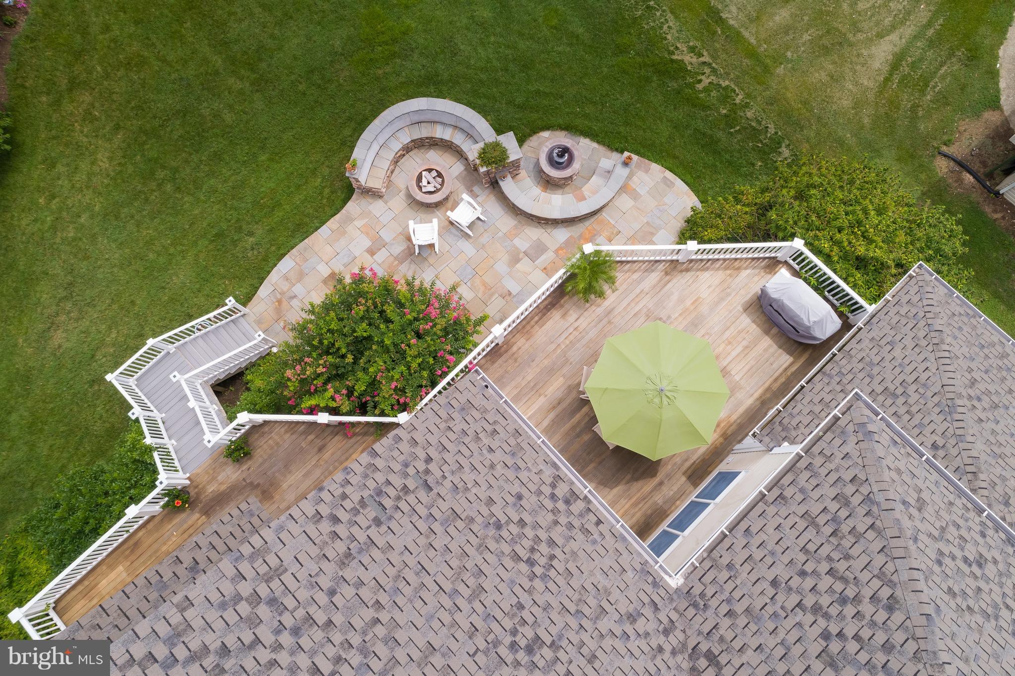 1227 Turkey Point Road Edgewater, MD 21037 - Photo 5 of 30 Flagstone Patio, Fire Pit & Water Feature
