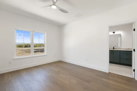 a bathroom with a shower curtain
