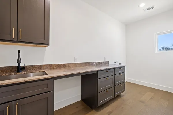 a view of an outdoor space with a lake view