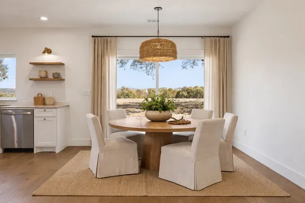 a view of an ocean beach