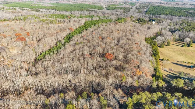 a view of a lake with houses