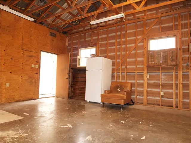 a backyard of a house