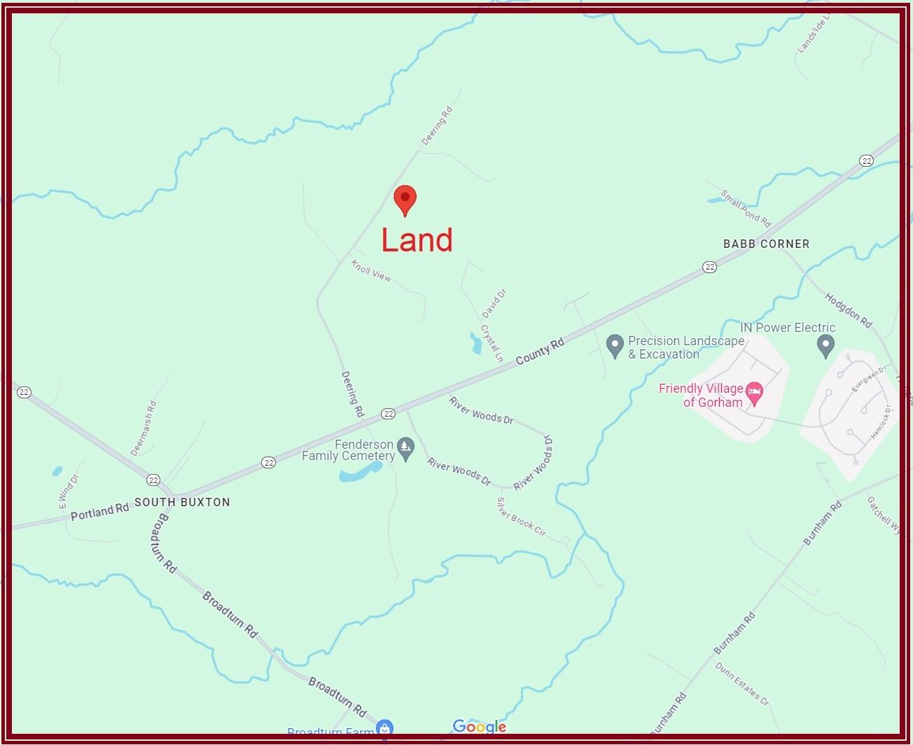 0 Deering Drive Gorham, ME 04038 - Photo 12 of 12 Map