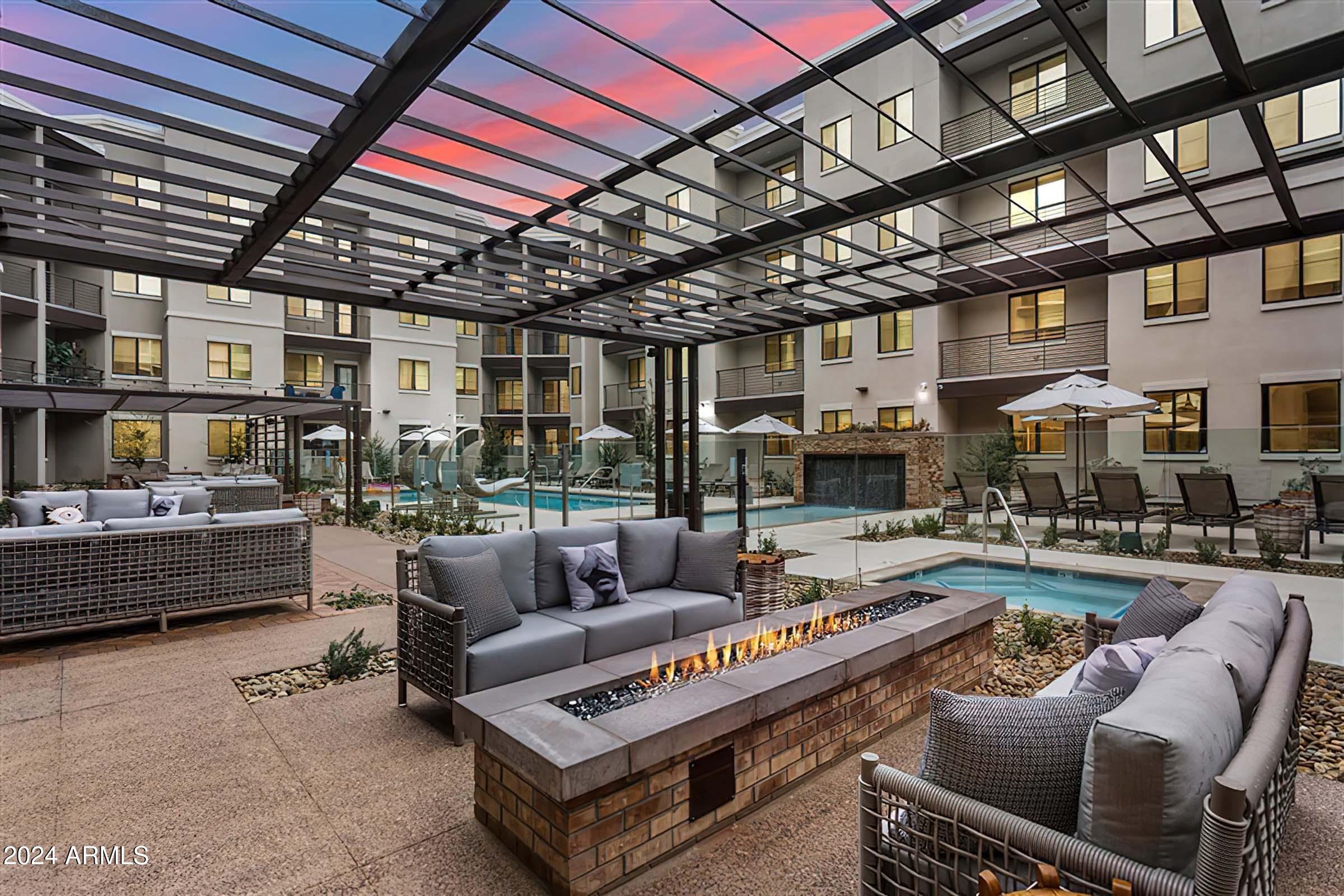 777 East Stella Lane, Unit C1 Phoenix, AZ 85014 - Photo 14 of 34 Fire Pit Lounge