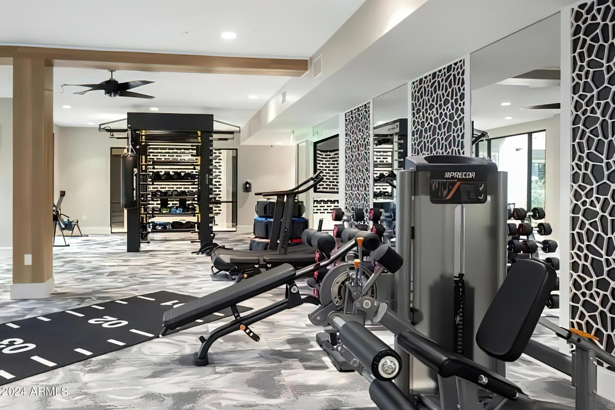 777 East Stella Lane, Unit C1 Phoenix, AZ 85014 - Photo 29 of 34 Gym