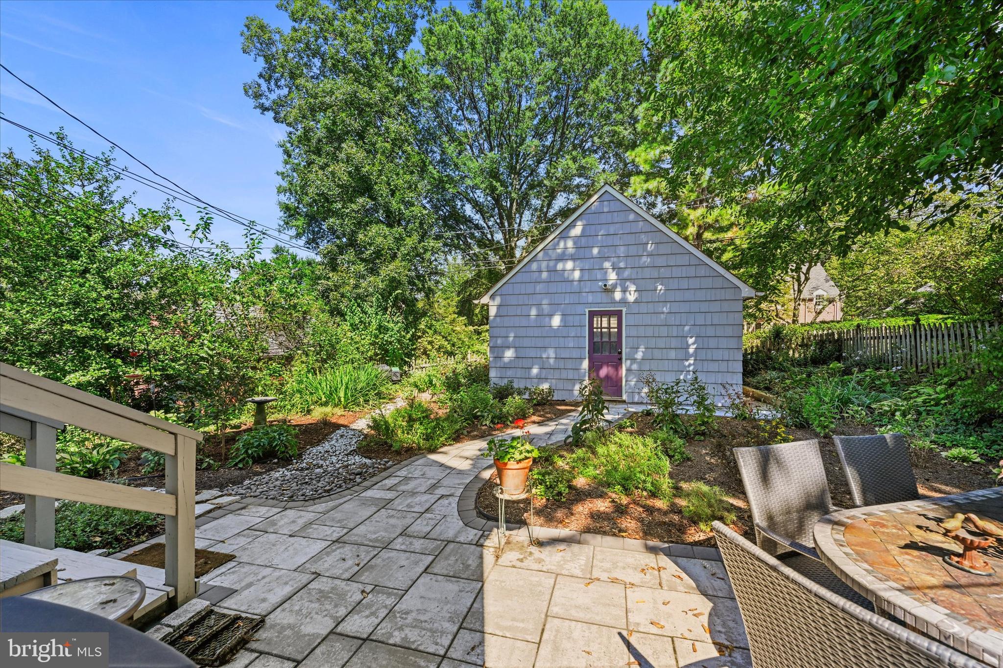 306 St Dunstans Road Baltimore, MD 21212 - Photo 38 of 56 a backyard of a house with outdoor seating