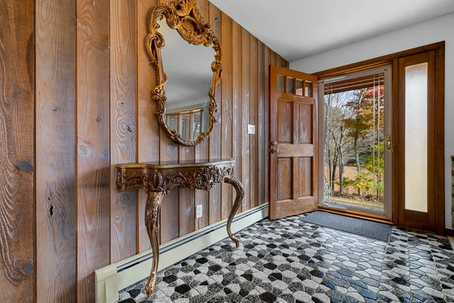 a view of a entryway door of a house