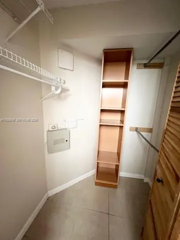 a view of walk in closet