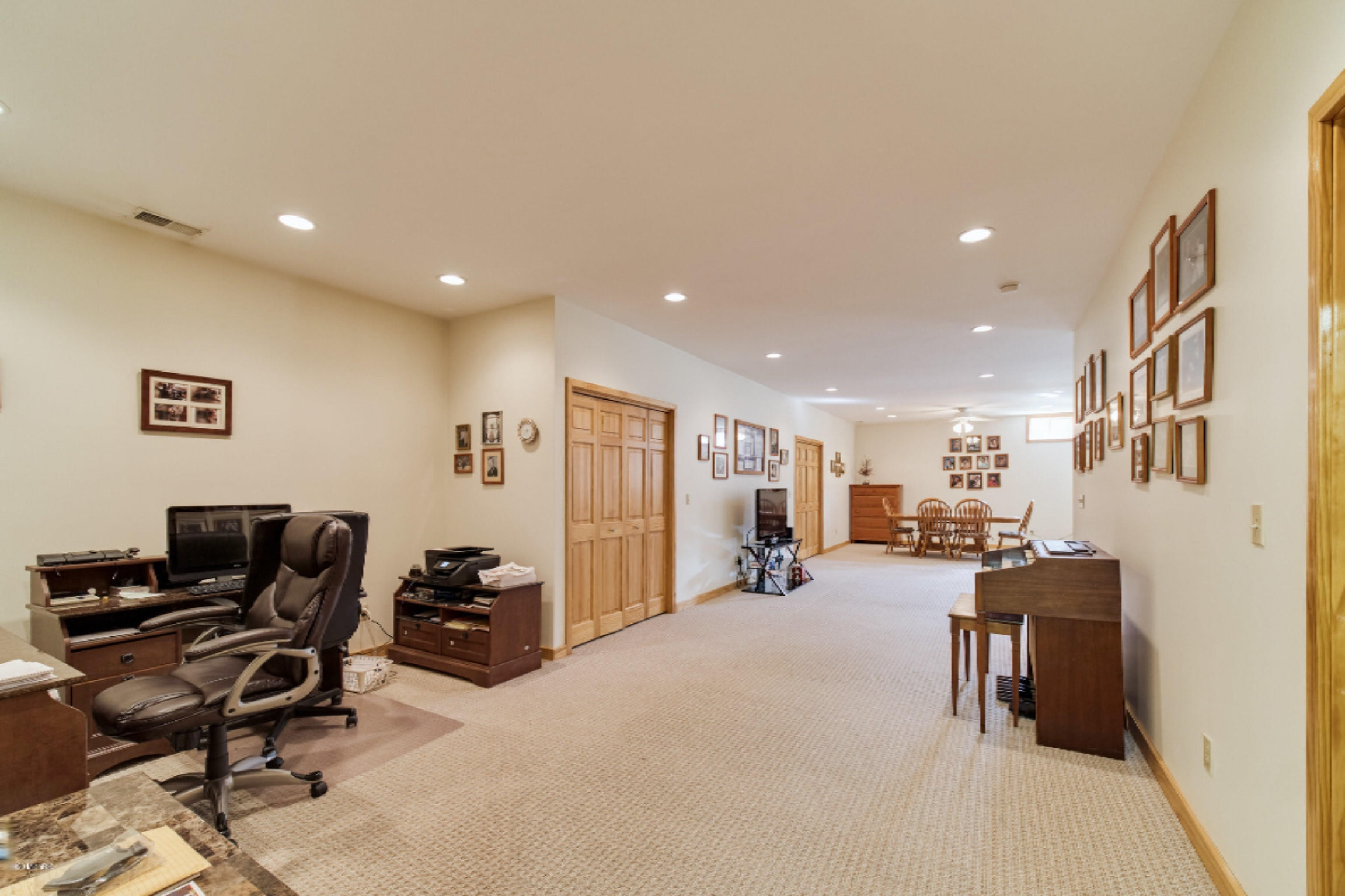 1453 Merkey Road West Manistee, MI 49660 - Photo 27 of 79 Office Area in Basement