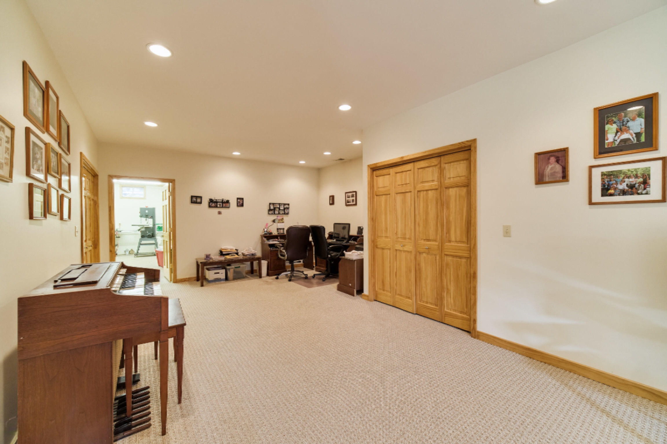 1453 Merkey Road West Manistee, MI 49660 - Photo 28 of 79 Office Area in Basement