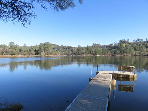 a view of a lake with mountain view