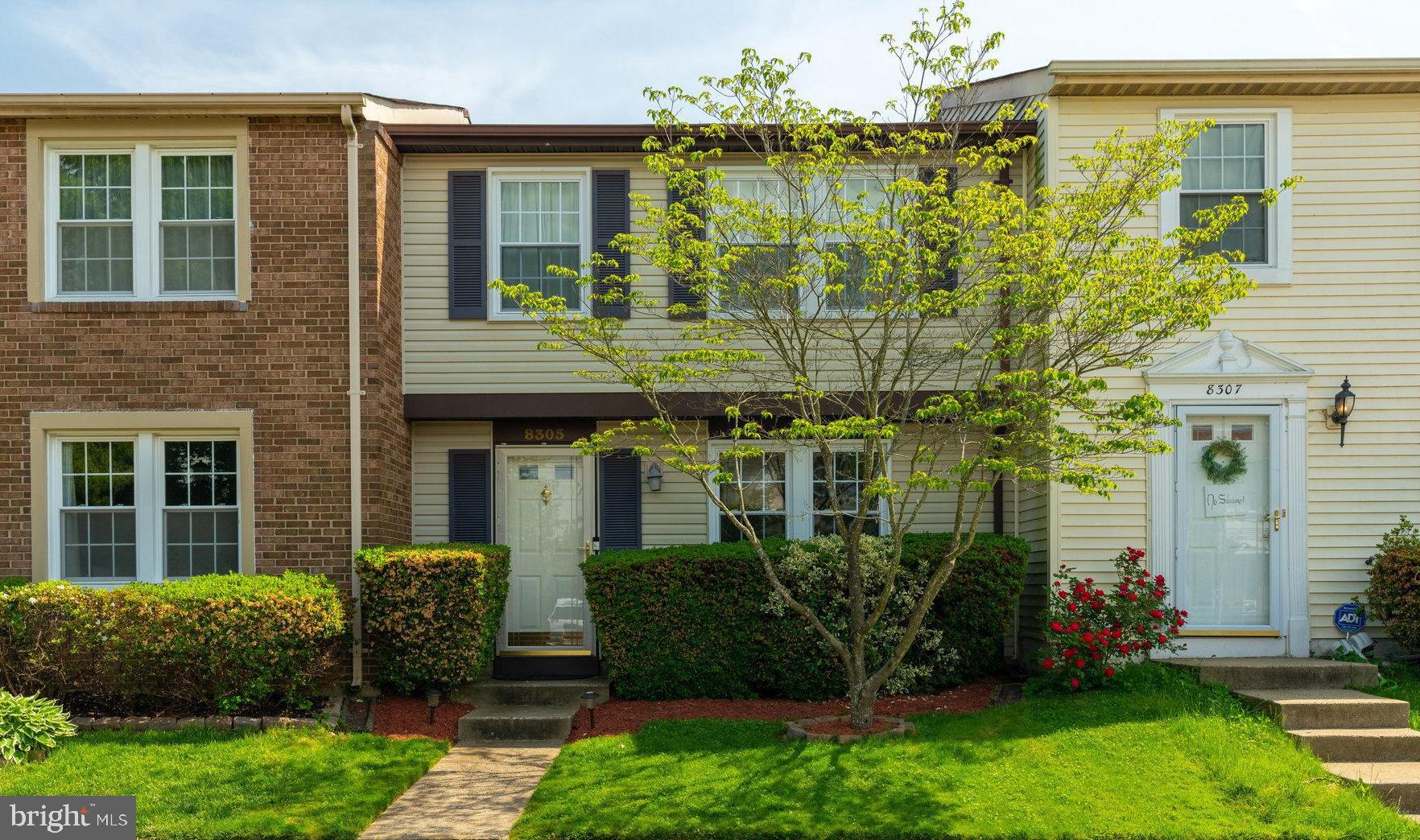 8305 Bark Tree Court Springfield, VA 22153 - Photo 1 of 14 Landscaped Front Yard
