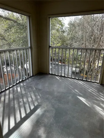 a view of a porch