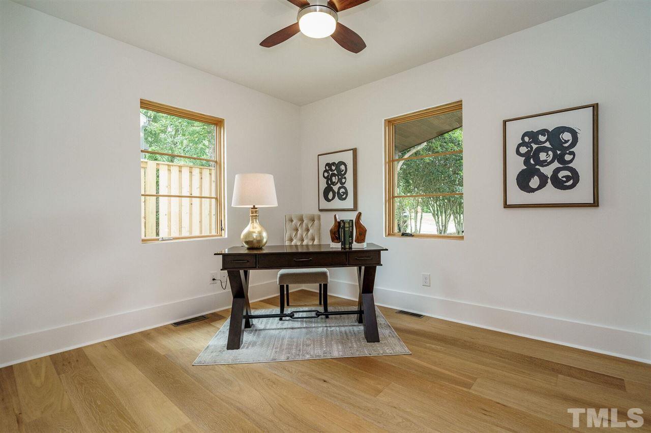 1619 Lorraine Road Raleigh, NC 27607 - Photo 20 of 30 Since there is a Full Bathroom just outside this room, it makes a perfect Guest Bedroom or Home Office.