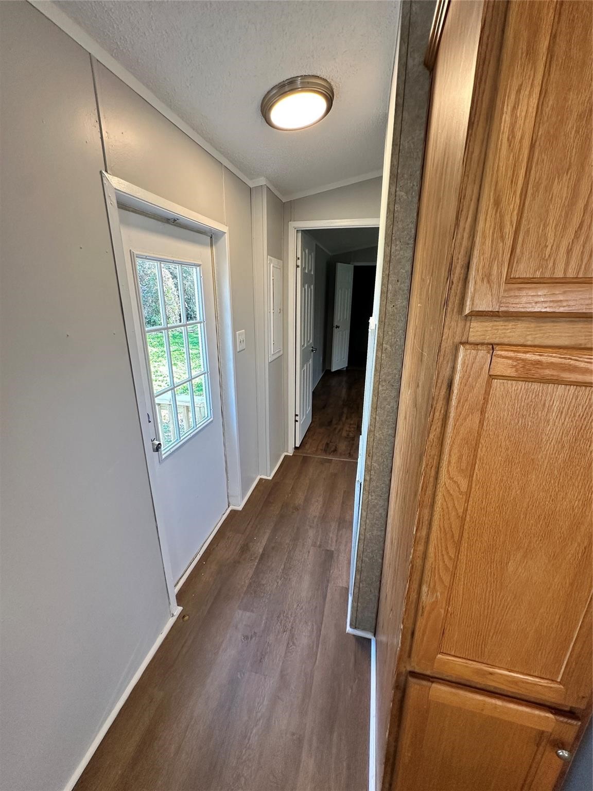 30841 Clyde Lane Hockley, TX 77447 - Photo 8 of 26 a view of a hallway with wooden floor and staircase