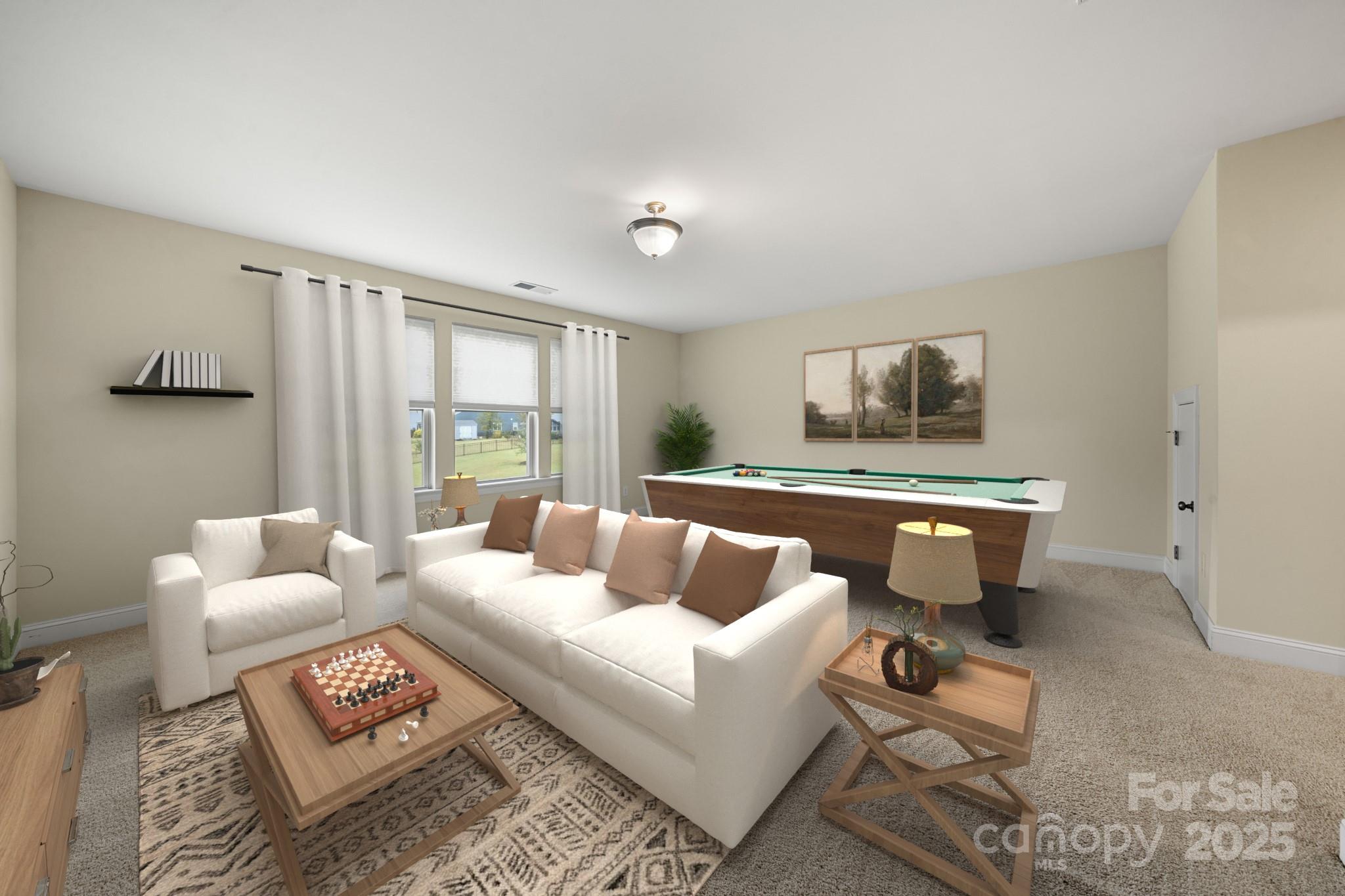 206 Houston Blair Road Matthews, NC 28104 - Photo 33 of 44 a living room with furniture and a large window